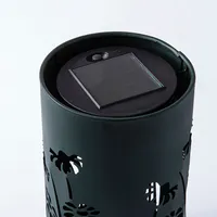 KSP Solar 'Flower' Table Top Lantern (Dark Green)