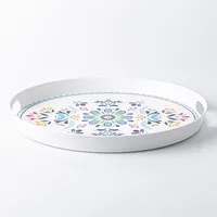 KSP Viva Melamine Oval Serving Tray 15.5x13.75"