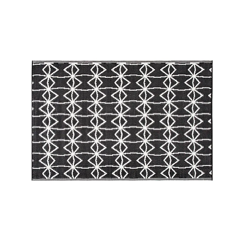 KSP Outdoor 'Kessa' All Season Mat 4x6' (Black/White)