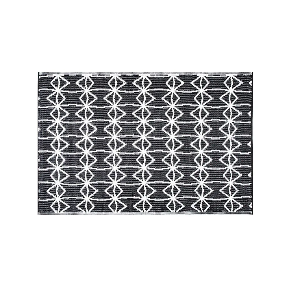 KSP Outdoor 'Kessa' All Season Mat 4x6' (Black/White)