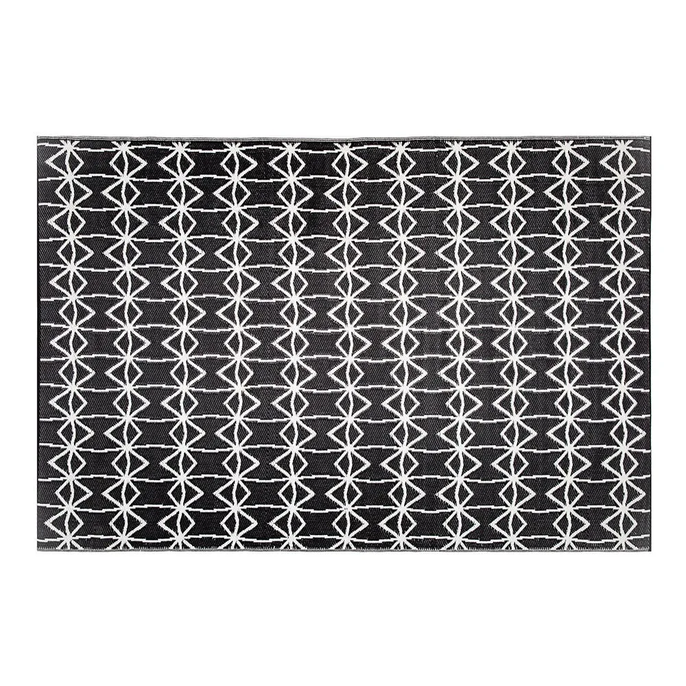 KSP Outdoor 'Kessa' All Season Mat 6x9' (Black/White)