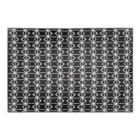 KSP Outdoor 'Kessa' All Season Mat 6x9' (Black/White)