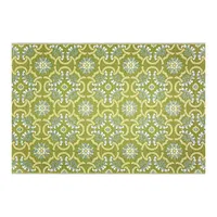 KSP Outdoor 'Amalfi' All Season Mat 6x9' (Grey/Yellow)