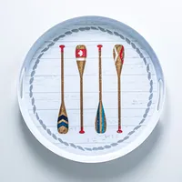 KSP Fun In The Sun 'Oars' Melamine Round Serving Tray