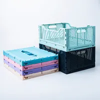 Truu Design Multi-Purpose 'Large' Folding Crate (Ballet Pink)