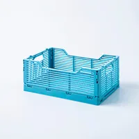 Truu Design Multi-Purpose 'Small' Folding Crate (Sky Blue)