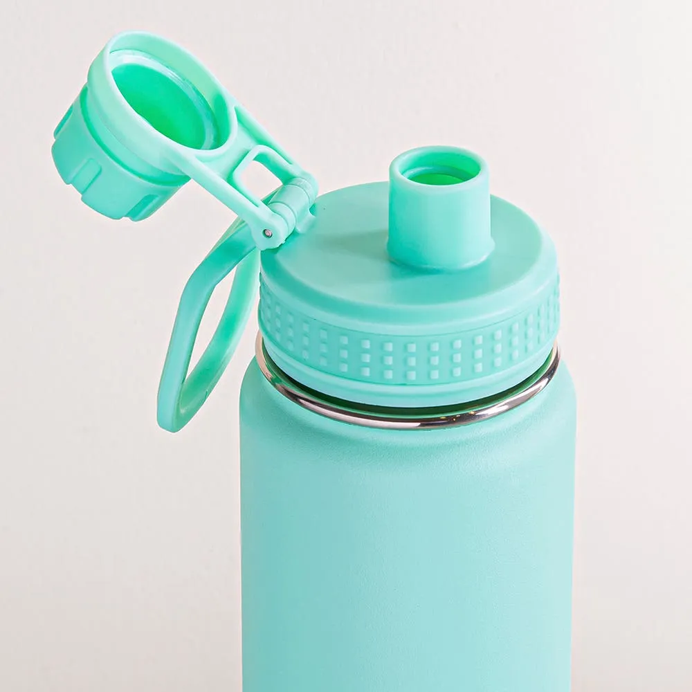 Pure Spout & Lid St-St Thermal Water Bottle (Teal)