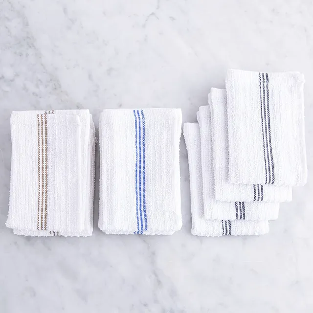 Gillett Specialty Bar Mop Dish Cloth - Set of 8 (White)