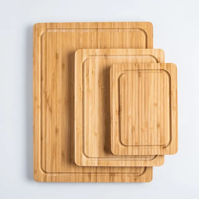 KSP Natura Bamboo Cutting Board with Scrap Tray