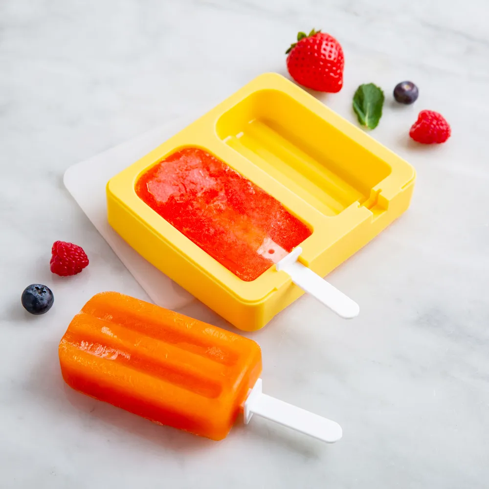 KSP Ice Pop Freezer Oval Popsicle Mold Set - Set of 6