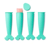 KSP Freezipop 'Mermaid' Silicone Ice Pop Maker - Set of 4 (Aqua)