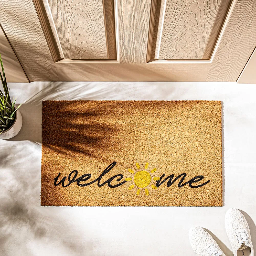 KSP Summer 'Sunny Welcome' Coir Doormat
