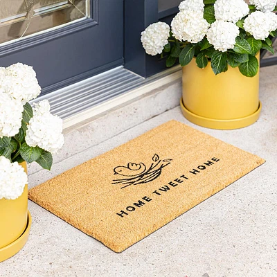 KSP Summer 'Home Tweet Home' Coir Doormat