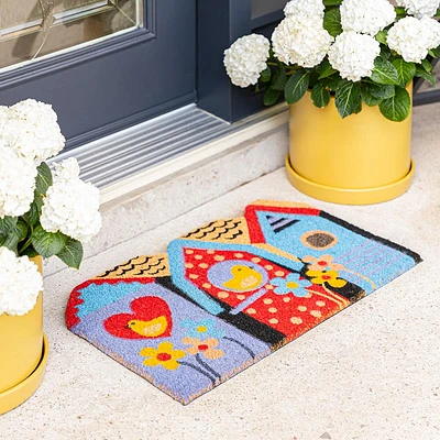 KSP Summer 'Bird House' Coir Doormat