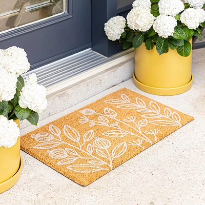 KSP Casual 'Foliage' Coir Doormat