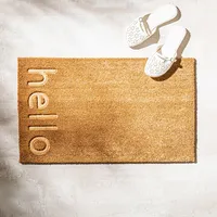 KSP Casual 'Hello Embossed' Coir Doormat