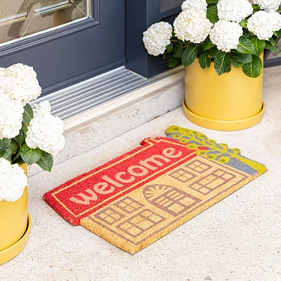 KSP Casual 'House' Coir Doormat