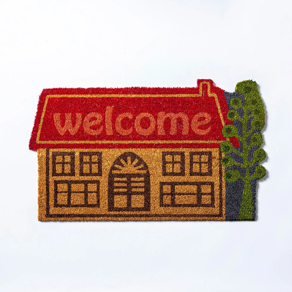 KSP Casual 'House' Coir Doormat