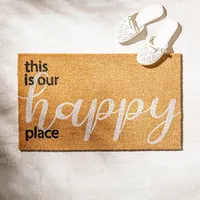 KSP Casual 'Happy Place' Coir Doormat