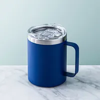 KSP Java Double Wall Desk Mug 12oz. (Navy)