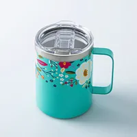 KSP Java 'Bouquet' Double Wall Desk Mug 12oz.