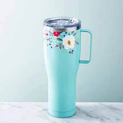 KSP Voyager 'Bouquet' Double Wall Travel Mug