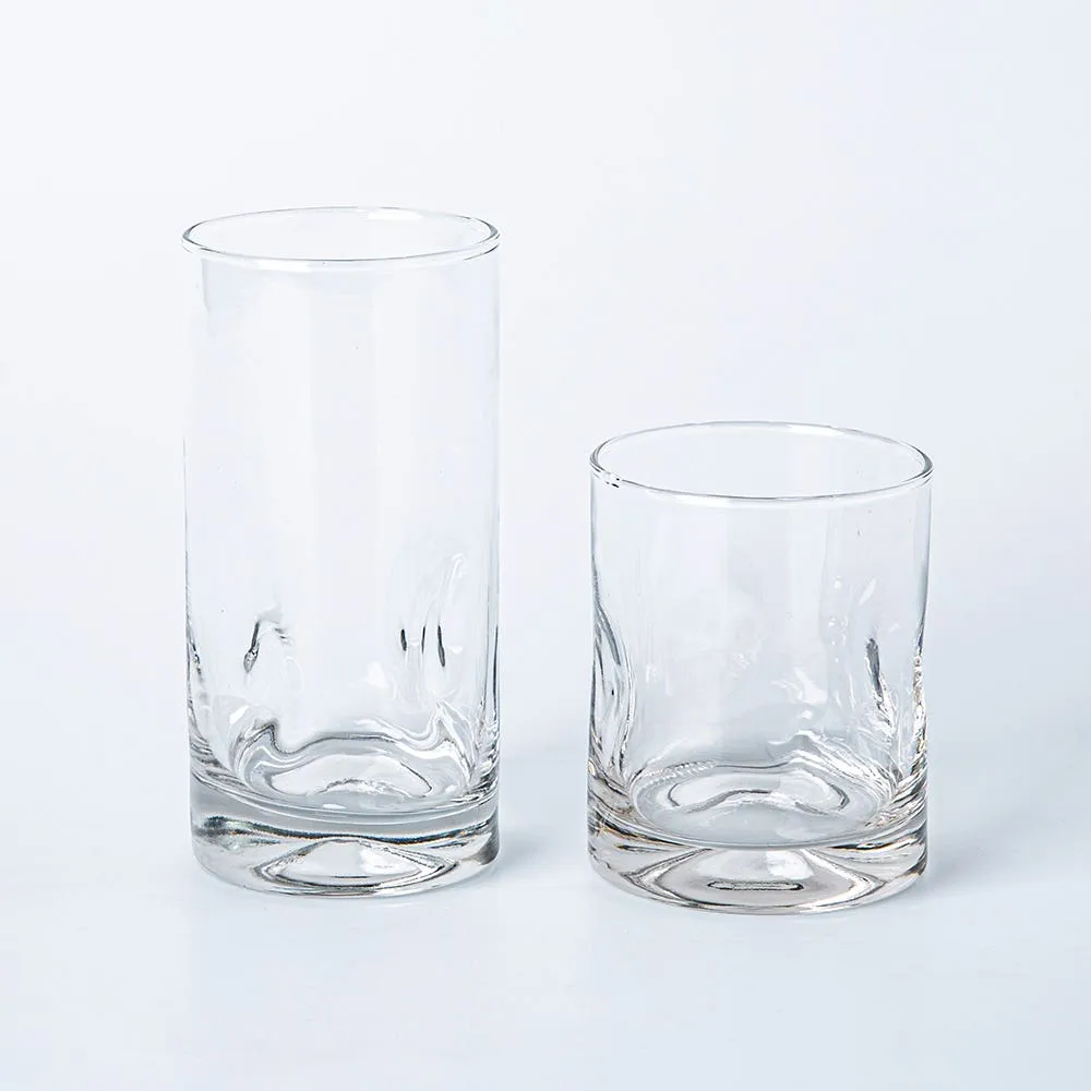 Libbey Tumbler & Rocks 'Impressions' Combo - Set of 16 (Clear)