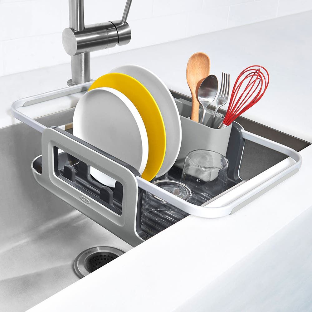 OXO Good Grips 'Rust-Proof Aluminum' Dish Rack Over-The-Sink