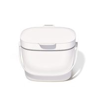 OXO Good Grips Plastic Compost Bin-Pail (White/Grey)