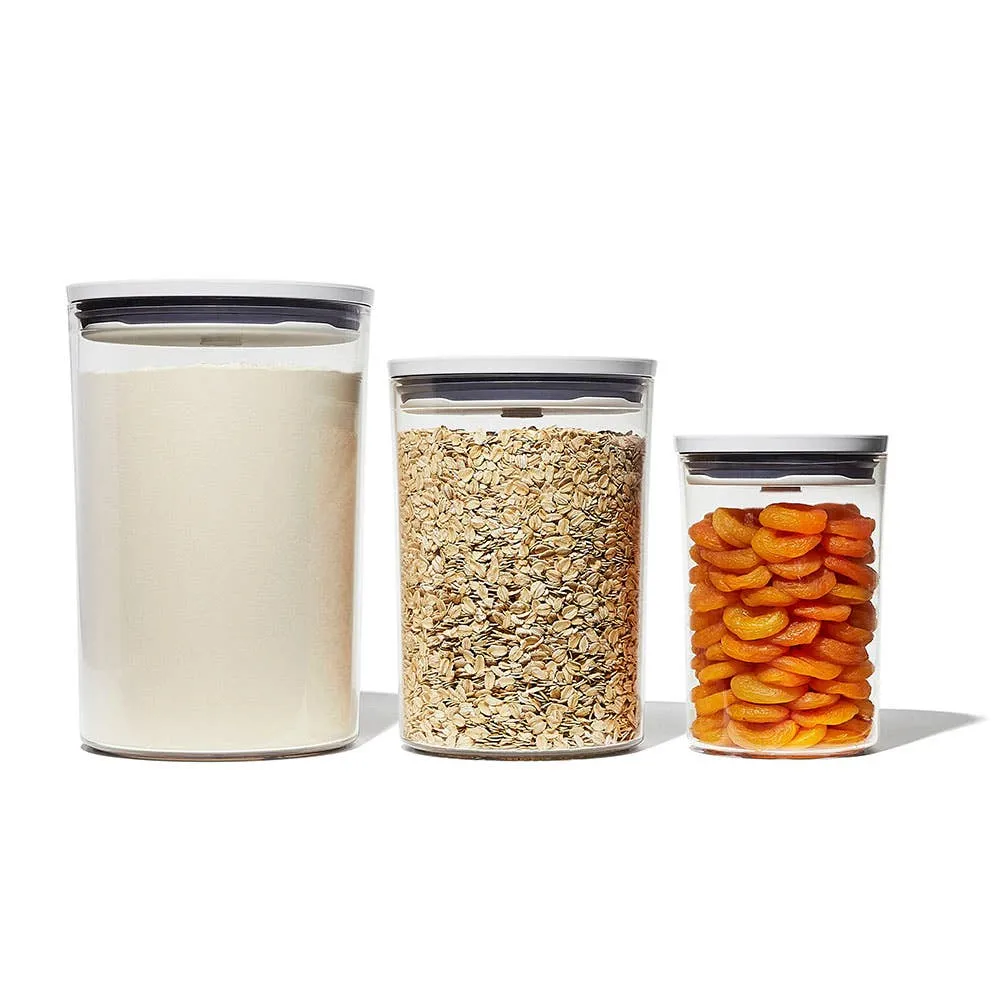 OXO Good Grips Pop 2.0 Storage Canister Round Combo - S/3 (Clear)