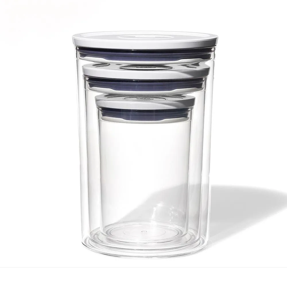 OXO Good Grips Pop 2.0 Storage Canister Round Combo - S/3 (Clear)