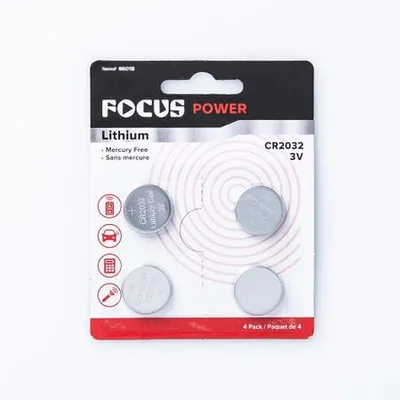 Focus Power Mercury-Free 'Lithium' Cell Battery CR2032