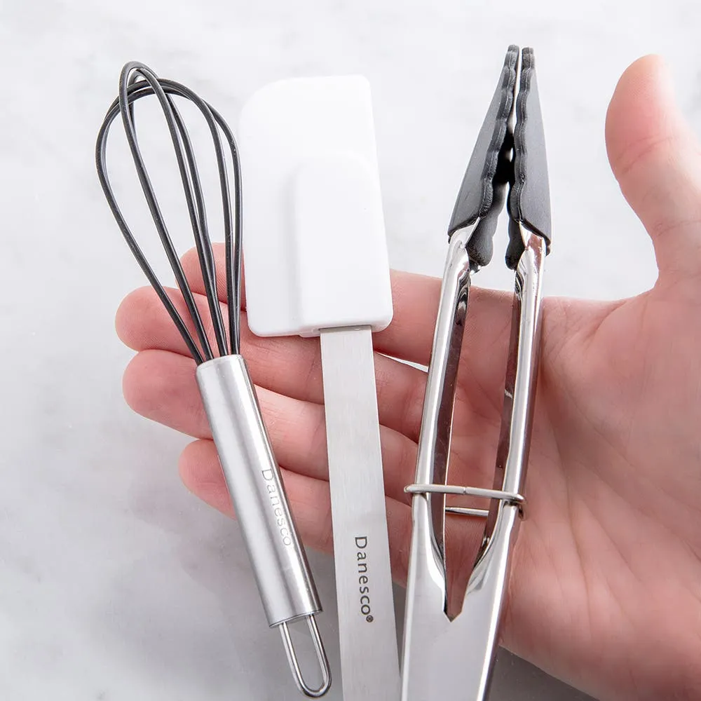 Danesco Mini Locking Tongs with Sili Tips Ea. (Asstd.)