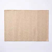 KSP Indoor / Outdoor 'Diamente' Flatweave Rug 24x36" (Beige/Natural)