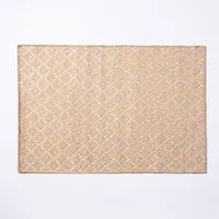 KSP Indoor / Outdoor 'Genas' Flatweave Rug 24x36" (Beige/Natural)