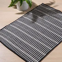 KSP Indoor / Outdoor 'Malso' Flatweave Rug 24x36" (/Natural