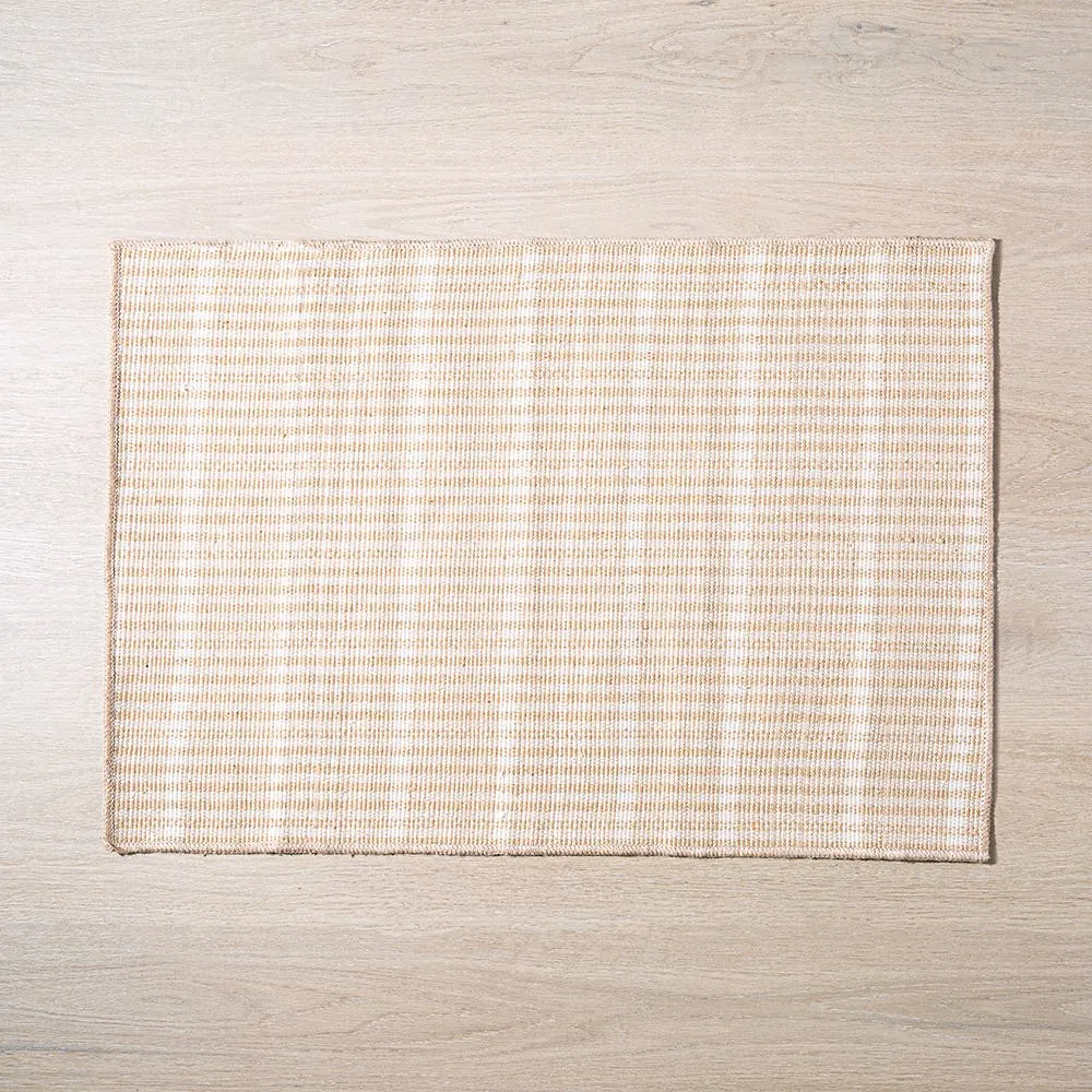 KSP Indoor / Outdoor 'Malso' Flatweave Rug 24x36" (Beige/Natural)