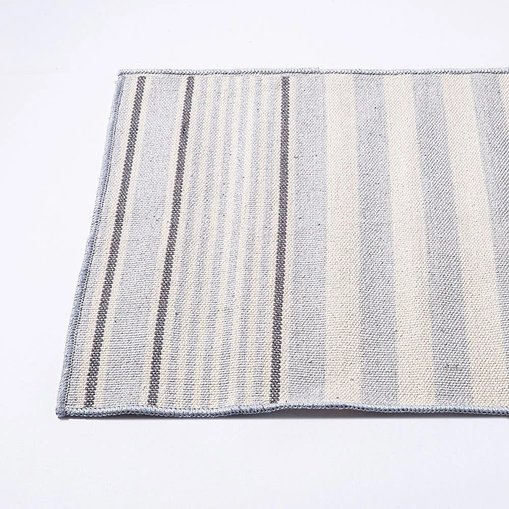 KSP Indoor / Outdoor 'Gideon' Flatweave Rug 24x36" (Grey/Natural)