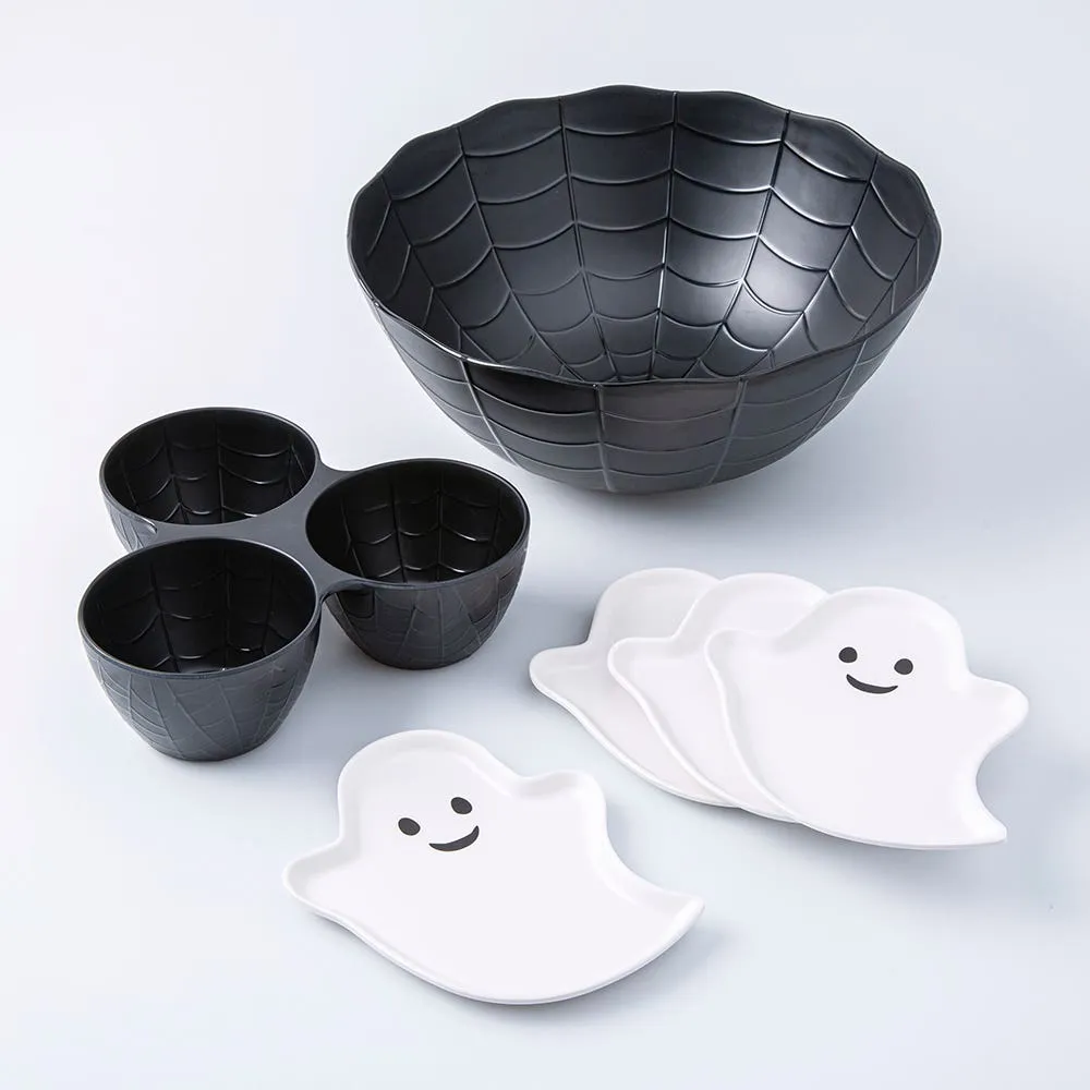 KSP Boo Melamine Tidbit Plate - Set of 4