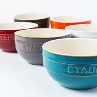 Staub Rainbow Ceramic Bowls - Set of 6 700ml (Multi Colour)