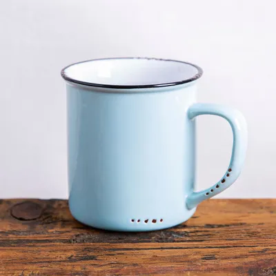 Abbott Enamel Look Stoneware Mug 14oz. (Mint)