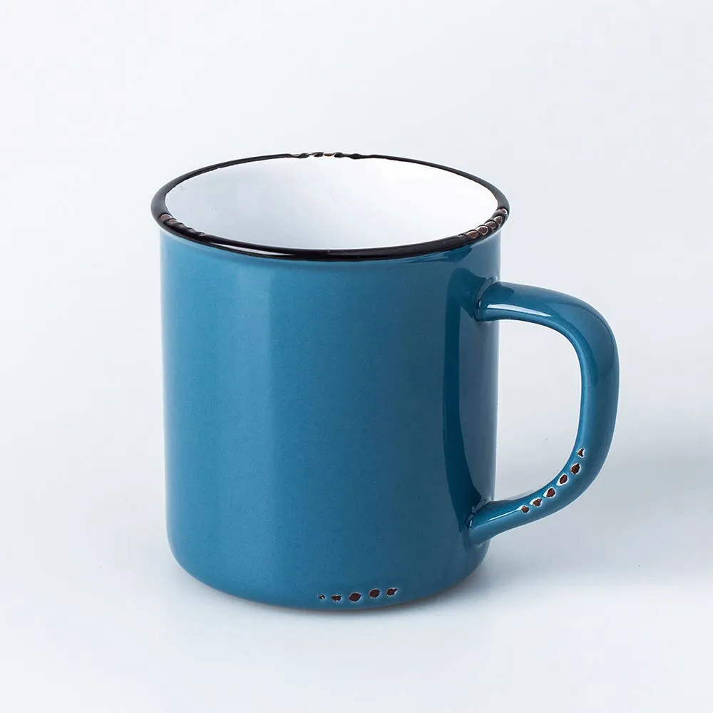 Abbott Enamel Look Stoneware Mug 14oz. (Denim)