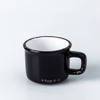 Abbott Enamel Look Stoneware Espresso Mug 3oz