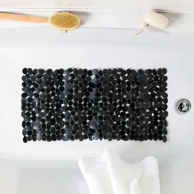 Splash Puddle Bathtub Mat - Black