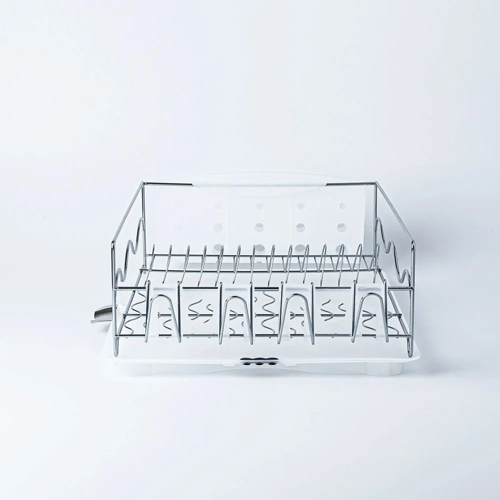 KSP Wave Dish Rack with Tray (Chrome