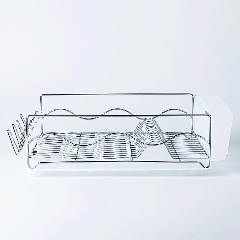 KSP Wave Dish Rack with Tray (Chrome