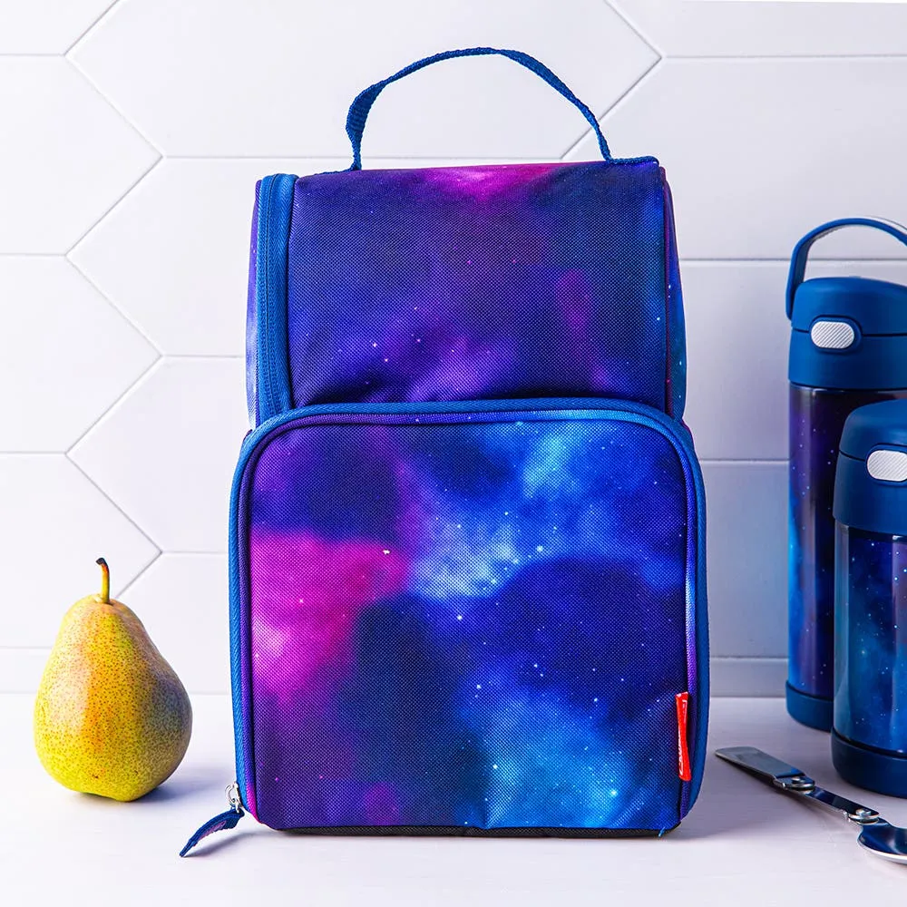 Thermos Galaxy Dual Insulated Lunch Bag (Navy/Purple)