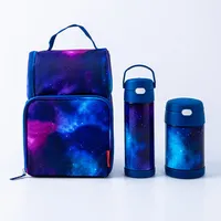 Thermos Galaxy Dual Insulated Lunch Bag (Navy/Purple)