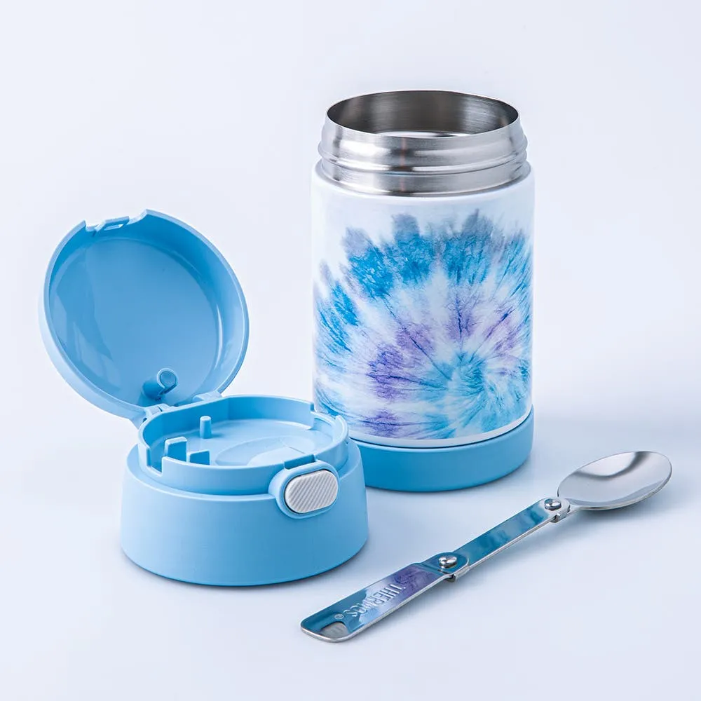 Thermos Tie Dye Food Storage Jar with Spoon