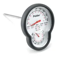 Polder Dual Sensor Oven Thermometer - Black